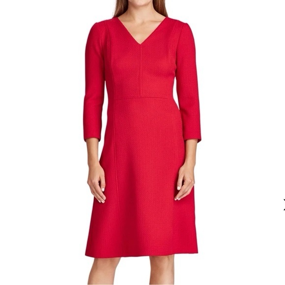 Lauren Ralph Lauren Dresses & Skirts - Lauren Ralph Lauren Fit & Flare Red Dress